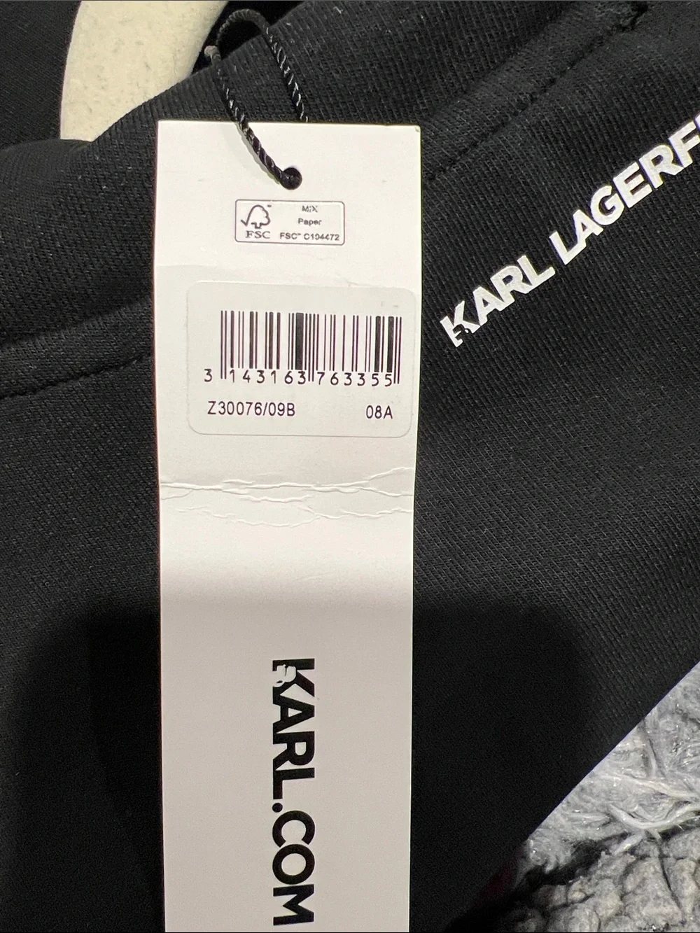 Karl Lagerfeld Black Girls Sleeveless Mock Neck Dress with Rhinestone Logo